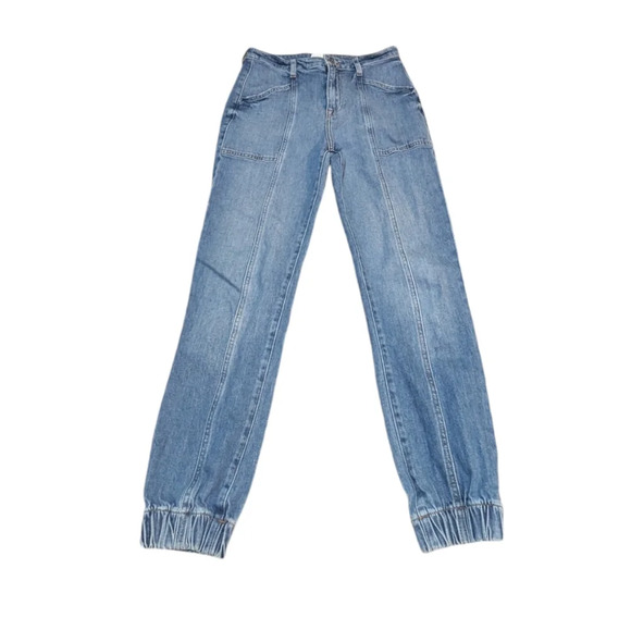 Jonathan Simkhai Wiley Medium Wash Jogger Denim Jeans Size 25 - Picture 2 of 11